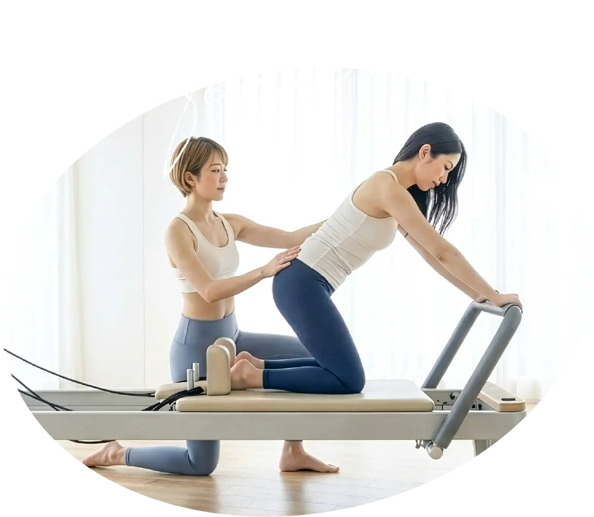 専門的な視点で指導するインストラクター